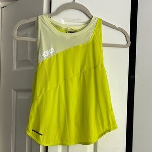 Hoka Neon Green Athletic Tank